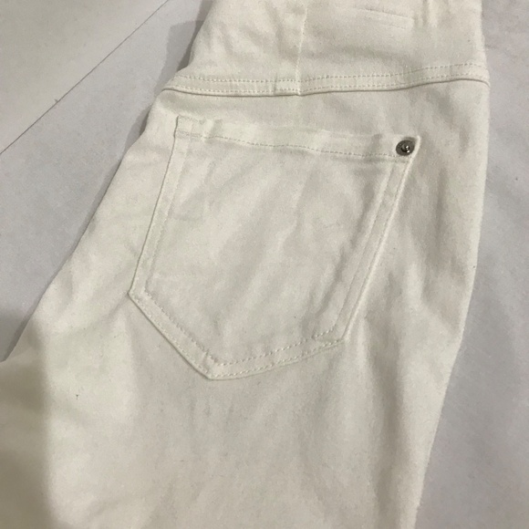 INC High-waisted Ivory Flared/bell bottom Stretch Jeans - Picture 3 of 7